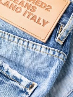 Dsquared2 jean slim à effet délavé