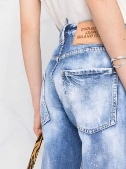 Dsquared2 jean slim à effet délavé