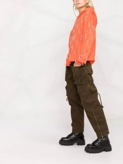 Dsquared2 pantalon droit à poches cargo