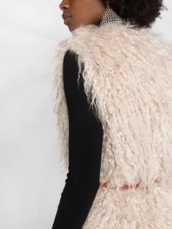 Dsquared2 gilet en mohair à taille ceinturée