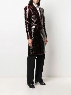 Dsquared2 manteau verni à effet froissé