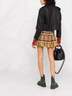 Dsquared2 jupe en maille à carreaux