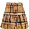 Dsquared2 jupe en maille à carreaux