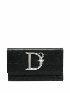 Dsquared2 portefeuille à logo embossé