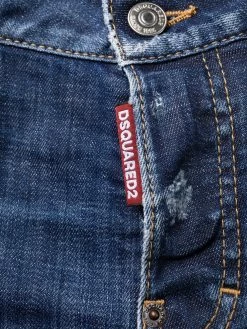 Dsquared2 Jean slim à effet usé excellente qualité jeans skinny femme 16 Dsquared2 jean slim à effet usé