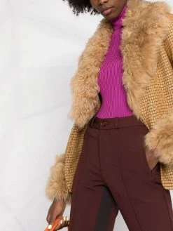 Dsquared2 haut nervuré à col roulé