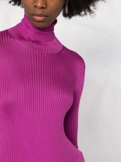 Dsquared2 haut nervuré à col roulé