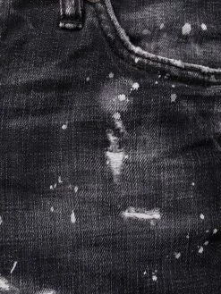 Dsquared2 jean slim à taches de peintures