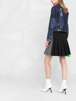 Dsquared2 jupe plissée bicolore