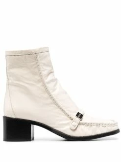 Dsquared2 bottines en cuir à bout carré