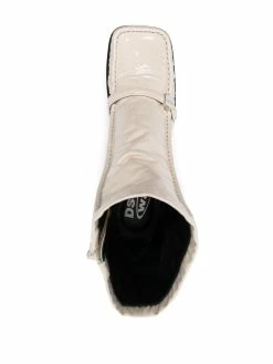 Dsquared2 bottines en cuir à bout carré