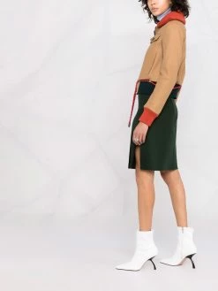 Dsquared2 veste zippée à empiècements nervurés