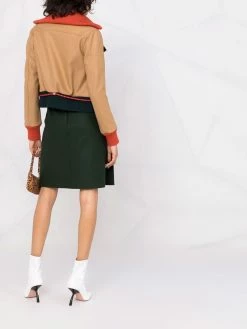 Dsquared2 veste zippée à empiècements nervurés