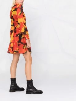 Dsquared2 robe-chemise à imprimé camouflage