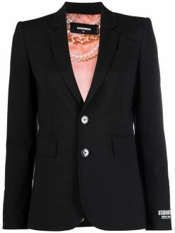 Dsquared2 blazer à simple boutonnage