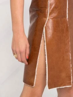 Dsquared2 Assurance De l’Authenticité Jupe en peau d'agneau jupes taille haute femme 10 Dsquared2 jupe en peau d'agneau