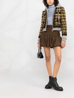 Dsquared2 veste en tweed à capuche