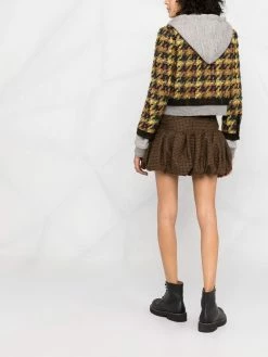 Dsquared2 veste en tweed à capuche