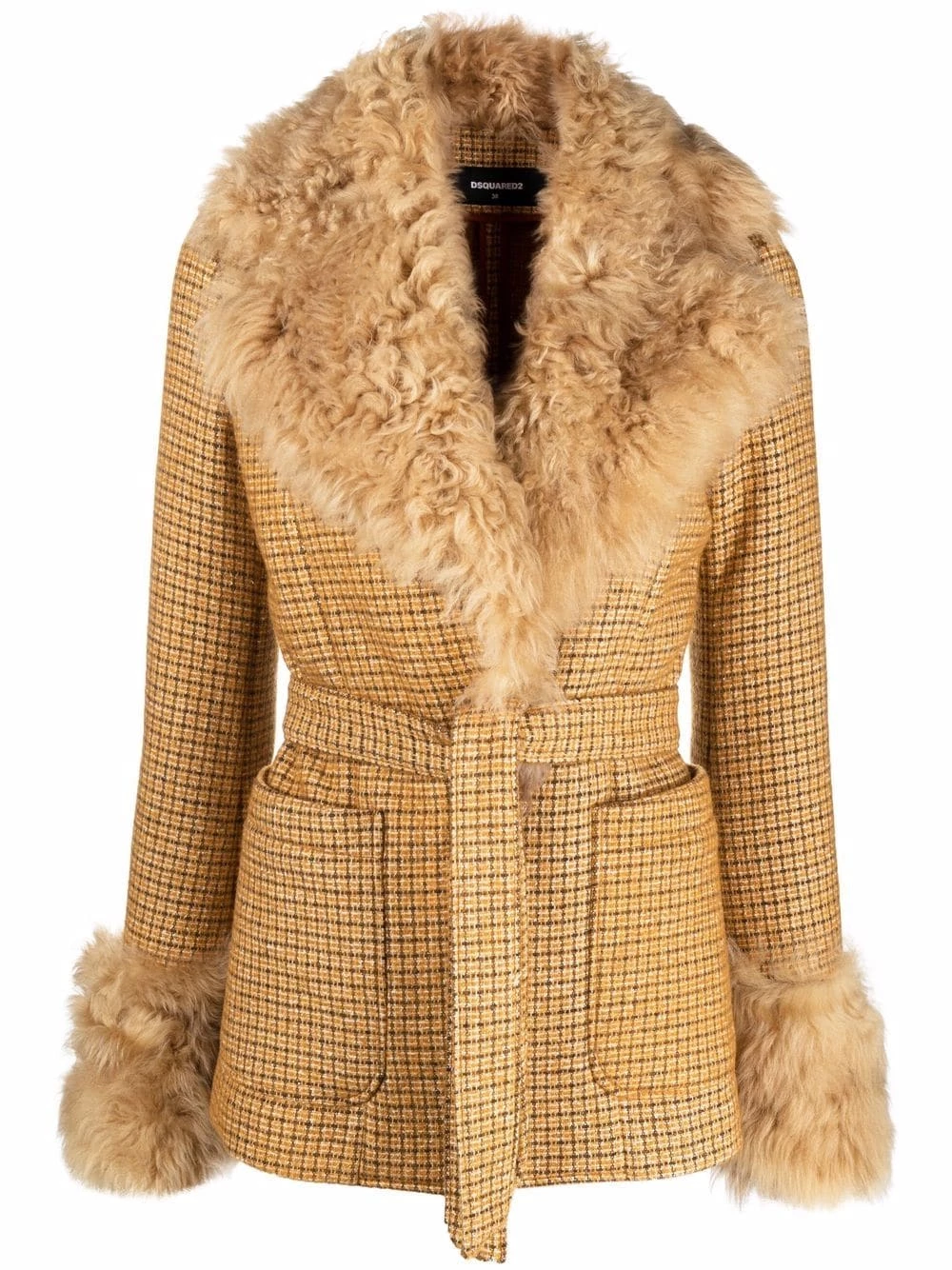 Garantie De Qualité 100% Dsquared2 Veste à carreaux vestes en tweed femme 3 Dsquared2 veste à carreaux