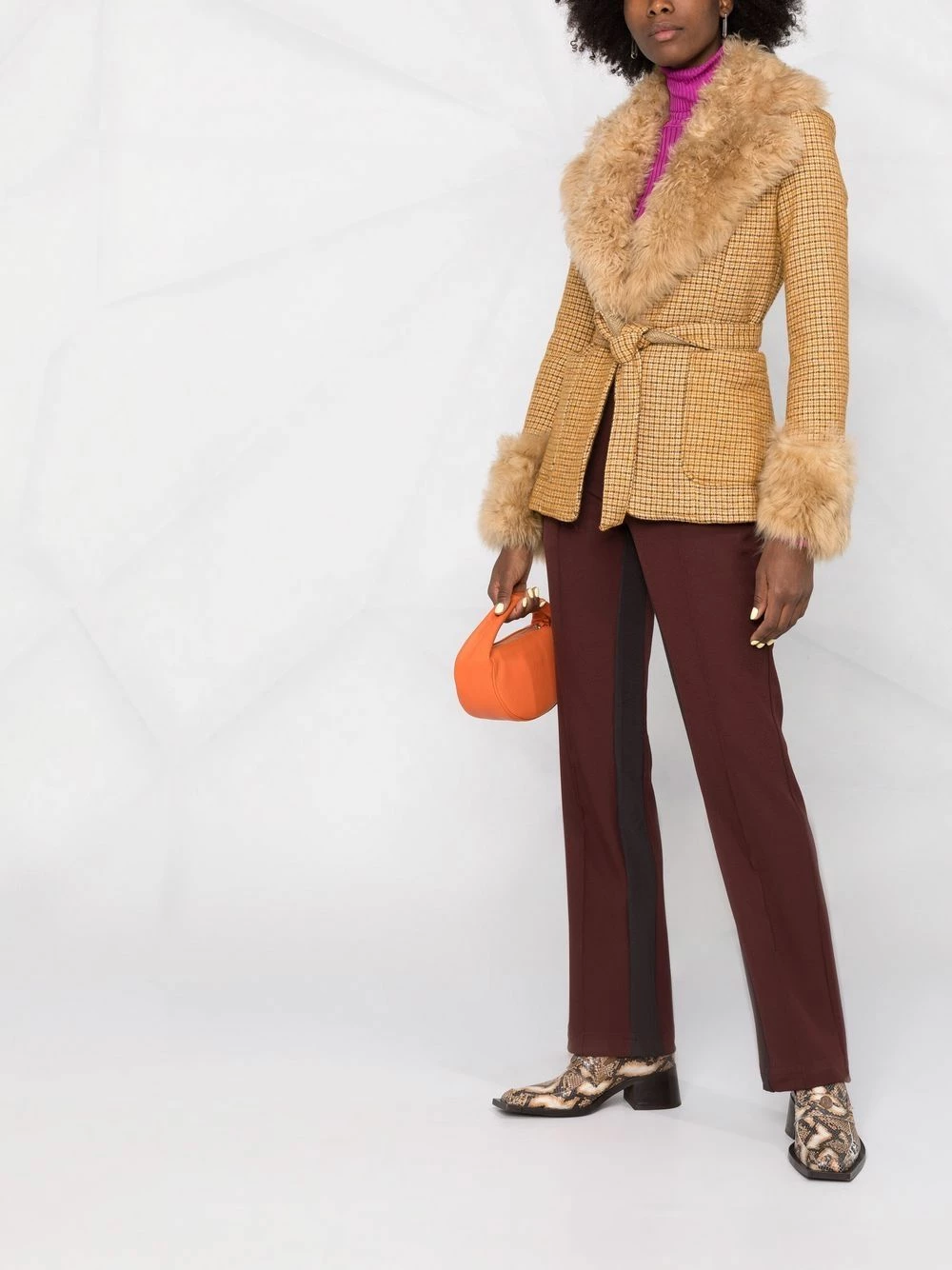 Garantie De Qualité 100% Dsquared2 Veste à carreaux vestes en tweed femme 8 Dsquared2 veste à carreaux