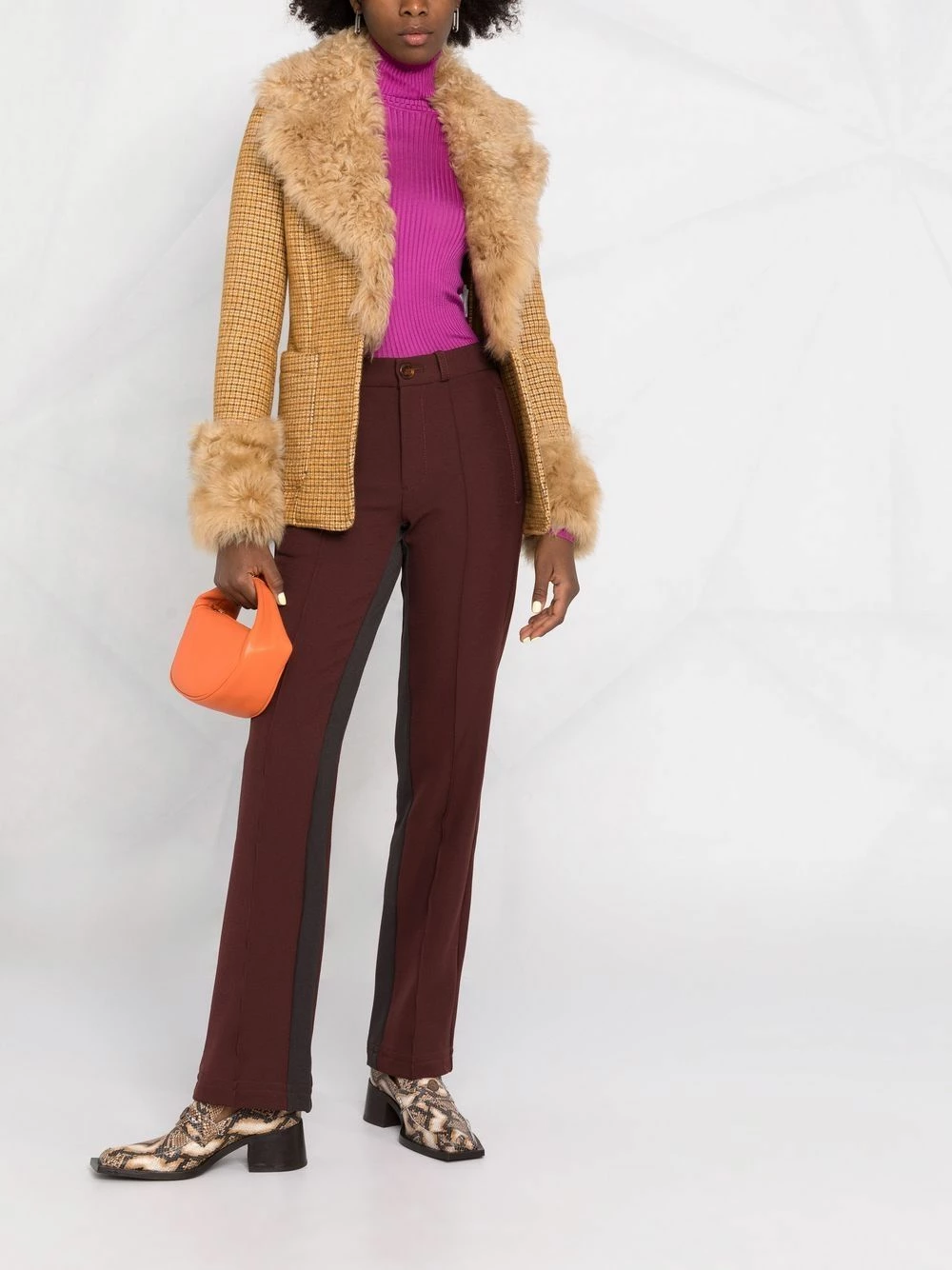 Garantie De Qualité 100% Dsquared2 Veste à carreaux vestes en tweed femme 4 Dsquared2 veste à carreaux