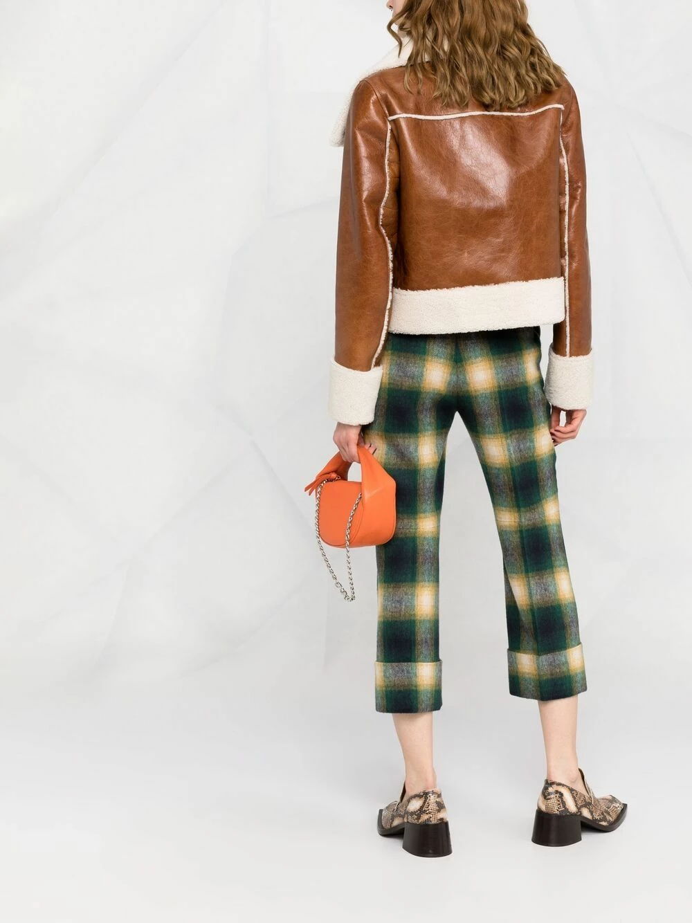 Prix Imbattable Dsquared2 Veste en cuir à fermeture zippée vestes en cuir femme 6 Dsquared2 veste en cuir à fermeture zippée