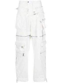 Dsquared2 pantalon Aviator à fermeture zippée