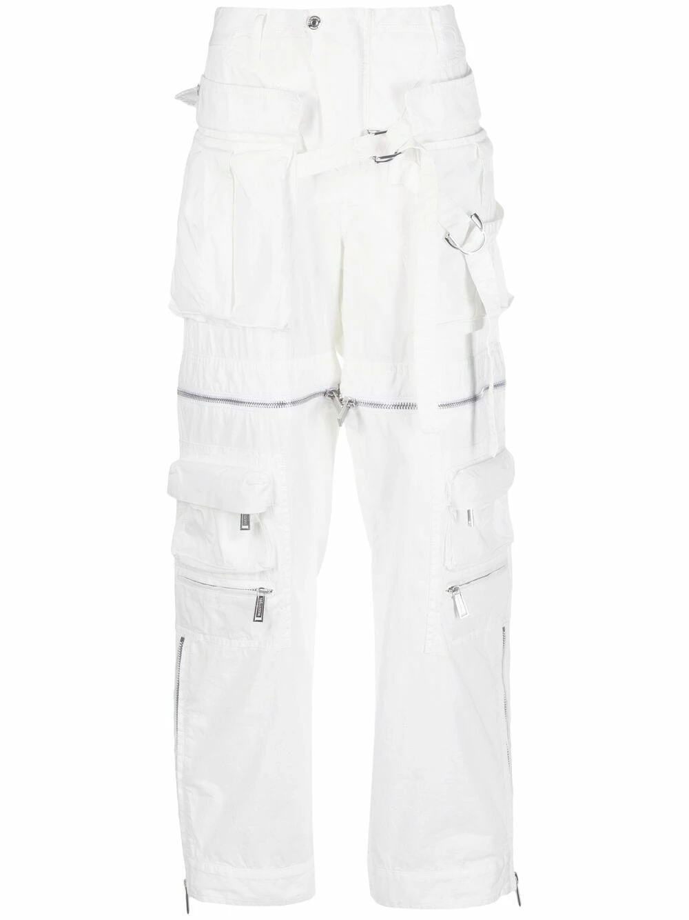 Dsquared2 Faible Prix Pantalon Aviator à fermeture zippée pantalons droits femme 3 Dsquared2 pantalon Aviator à fermeture zippée