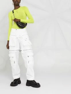 Dsquared2 pantalon Aviator à fermeture zippée