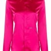Dsquared2 chemise en satin à manches longues