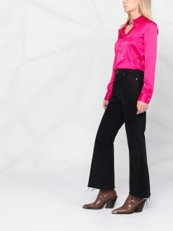 Dsquared2 chemise en satin à manches longues