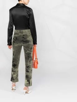 Dsquared2 chemise en satin à manches longues