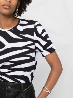 Dsquared2 t-shirt à imprimé zébré