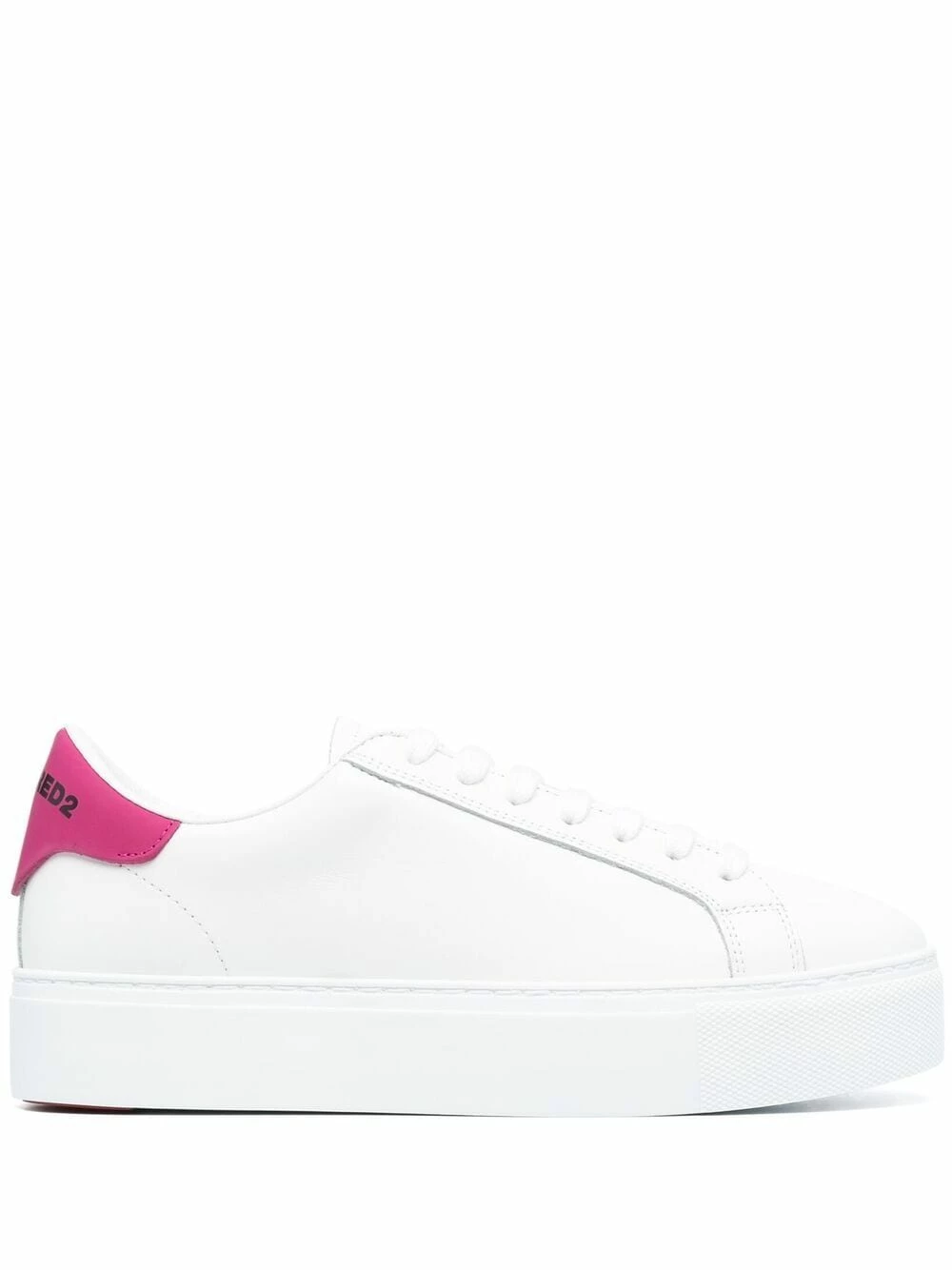 Produit de première qualité Dsquared2 Baskets lacées à logo imprimé femme 3 Dsquared2 baskets lacées à logo imprimé