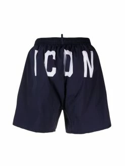 Dsquared2 short de bain à logo imprimé