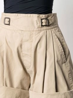 Dsquared2 short taille-haute à plis