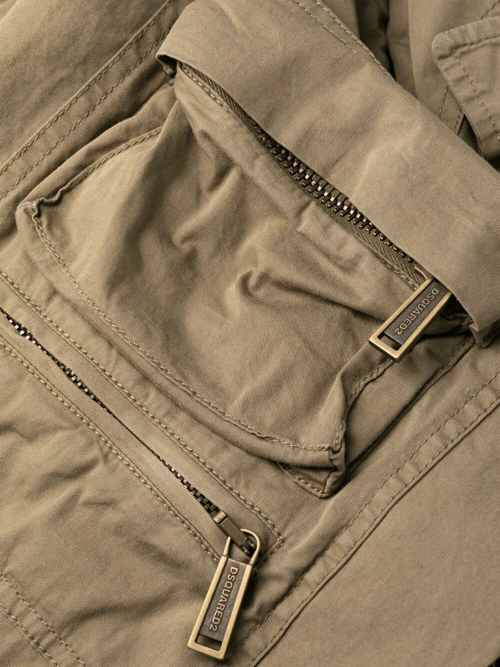 Dsquared2 Marchandise de première qualité Pantalon Aviator à fermeture zippée pantalons droits femme 9 Dsquared2 pantalon Aviator à fermeture zippée