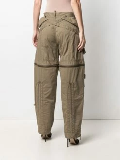 Dsquared2 Marchandise de première qualité Pantalon Aviator à fermeture zippée pantalons droits femme 13 Dsquared2 pantalon Aviator à fermeture zippée