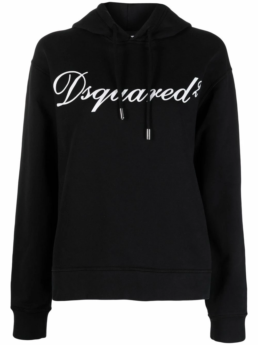 Promos Dsquared2 Hoodie à logo imprimé hoodies femme 3 Dsquared2 hoodie à logo imprimé