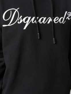 Promos Dsquared2 Hoodie à logo imprimé hoodies femme 11 Dsquared2 hoodie à logo imprimé