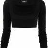Dsquared2 haut crop à col arrondi