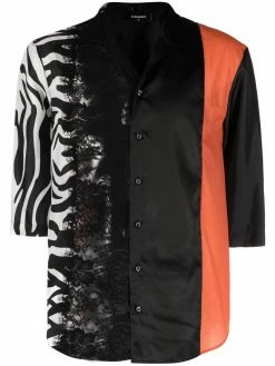 Dsquared2 chemise imprimée en satin