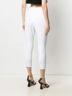 Dsquared2 pantalon de jogging crop à bande logo