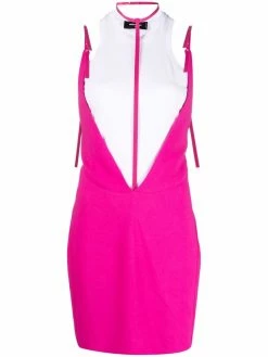 Dsquared2 robe à détail de harnais