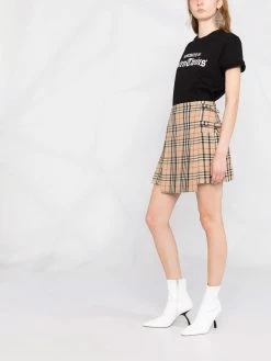 Faible Prix Dsquared2 T shirt à slogan imprimé t-shirts & jerseys femme 13 Dsquared2 t-shirt à slogan imprimé