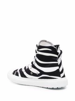 Dsquared2 baskets montantes à imprimé zèbre