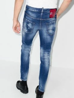 Dsquared2 jean Skater à effet usé