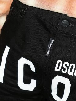 Dsquared2 short en jean à logo Icon