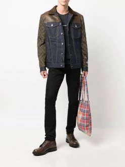 Dsquared2 veste en jean à design à empiècements