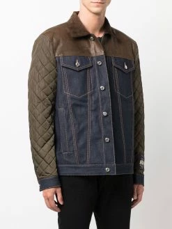 Dsquared2 veste en jean à design à empiècements